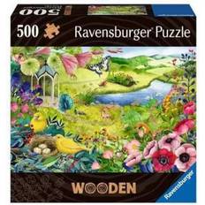 Jigsaw Puzzles Ravensburger Wooden Puzzle Wilder Garten