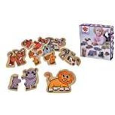 Wooden Animal Puzzle 16 Pcs