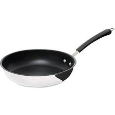 Edelstahl-Bratpfanne, Coolinato Schwarz/Silberfarben 20 cm