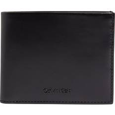 Calvin Klein Black Leather RFID-Blocking Wallet - Black