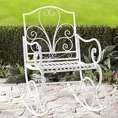 Metal Outdoor Rocking Chairs The Lakeside Collection Wrought