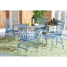 Blue Outdoor Lounge Sets Safavieh PAT5003C Outdoor Lounge Set