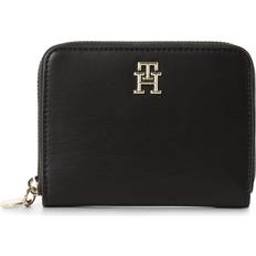 Tommy Hilfiger Medium Zip-Around Monogram Wallet BLACK