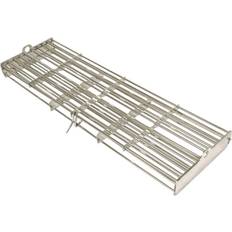 BBQ Holders Cal Flame Stainless Steel 17.8-inch 5.5-inch Grill Rotisserie Basket Silver