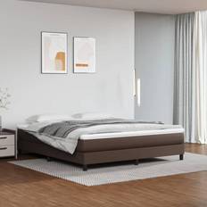 Extra dur Matelas vidaXL de Lit Rembourré Lit Double Adulte Meuble de Chambre Coucher Intérieur Marron 180x200x20 cm Matelas à Ressorts