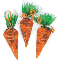 Fun Express Carrot Shaped Goody Cellophanbeutel (2 Dutzend)