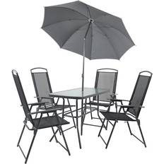 VCM 5-Piece Seating Group Garden Furniture 110 Patio Dining Set