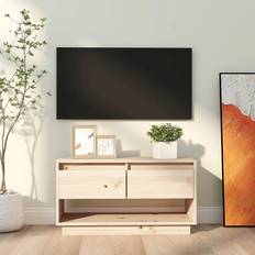 vidaXL Cabinet 74x34x40 Pine TV Bench