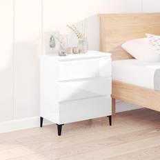Hvid højglans kommode vidaXL Skænk 60 x 35 x 70 cm Hvid Højglans Kommode