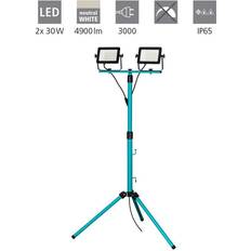 ARBEJDSLAMPE STATIV 2X30W 2X2500LM
