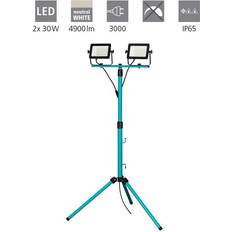 Türkis Taschenlampen Eglo led Arbeitsleuchte/Strahler Alu, Kunststoff 2X30W B:68cm