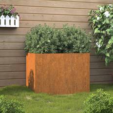 Macetas, Plantas y Cultivo vidaXL Jardinera De Acero Corten 62x47x46 cm - Marrón