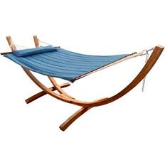 Double Classic Hammock with Stand 130cm H x 120cm W x 320cm L