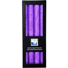 Velas y Accesorios Kerzerman Velas Candelabro Violeta 4uds Vela