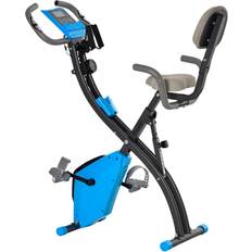 X bike motionscykel Homcom Motionscykel X-Bike 2-i-1 Cykeltränare Med LCD Skärm