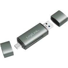 USB 3.2 Gen1 card reader, for SD and microSD. [Levering: 2-3 dage]
