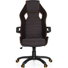 hjh OFFICE hjh OFFICE 621848 Spelstol GAME PRO III Motorsportskänsla i hemmet, Vippmekanism, fjäderkraft, som kan ställas in individuellt efter kroppsvikten, Ryggstöd med integrerat nackstöd