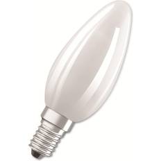 Led 60w dimbar e14 Osram Star Filament Lamp, E14-bas, matt glas,Varmt vitt (2700K) 806 Lumen, ersätter 60W-belysningsmaterial icke-dimbar, 3-Pack