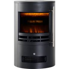 Svarta Elkaminer Homcom Led Elektrisk Spis Vägg Flameffekt 900/2000W