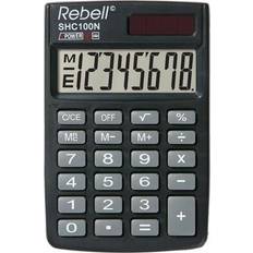 Calculatrices Rebell SHC108 Taschenrechner schwarz/grau