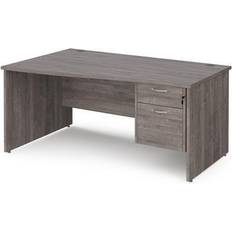 Dams International Maestro Adjustable Wave Grey Oak Writing Desk 72.5x160cm