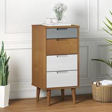 Braun Kommoden vidaXL Cabinet MOLDE Kommode