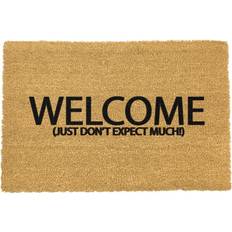 Artsy Doormats Welcome Don't Expect Much