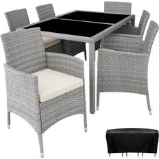 tectake Rattan garden Patio Dining Set