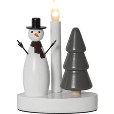 Metal Decoraciones Star Trading Joy Snowman White Decoración 21cm