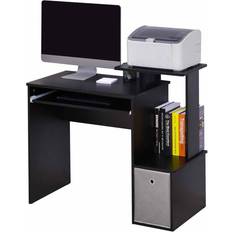 Black Writing Desks Homcom Computer Writing Desk 40x100cm