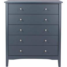 Blue Chest of Drawers Como Midnight Blue Chest of Drawer 83x101cm