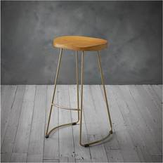 Gold Bar Stools LPD Bailey Pine Seat Bar Stool