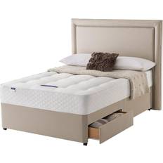 Silentnight Frame Beds Silentnight Miracoil Tufted Orthopaedic Super King Frame Bed 180x200cm