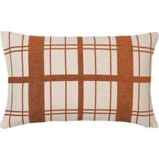 Broste Copenhagen CHEQUER 's covers Complete Decoration Pillows Brown (60x40cm)