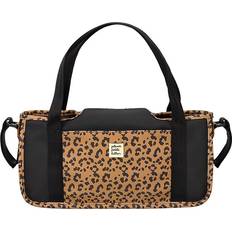 Marrone Organizzatori Petunia Pickle Bottom Wander Stroller Caddy in Leopard Leatherette