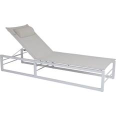 Brafab Aluminium Solsängar Utemöbler Brafab Vevi Vilsäng Vit