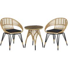 Beliani Rattan Café-Set