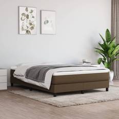 140cm Matelas vidaXL Pocketresårmadrass mörkbrun Matelas à Ressorts