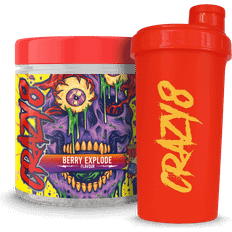 Sötningsmedel Pre Workout Swedish Supplements Crazy 8 New formula Berry