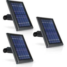 Arlo solpanel Wasserstein Solar Panel Compatible with Arlo Essential Spotlight and XL Spotlight Camera Only with 13.1 ft. Cable in Black (3-Pack)