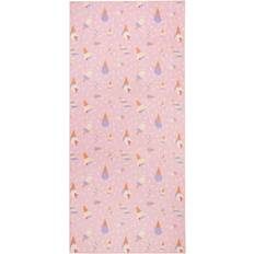 Polyester Serviettes de bain Dreamscene Ice Cream Printed Serviette de bain Rose