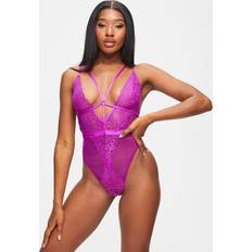 Crotchless Ann Summers The Obsession Crotchless Bodysuit -Hibiscus