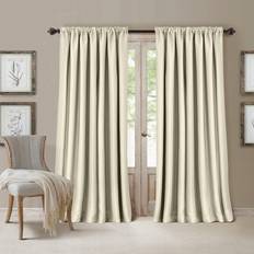 Curtains & Accessories Elrene Fashions All Seasons Energy Efficient Room Darkening Rod Pocket