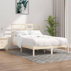 vidaXL brown, 120 Bed Frame