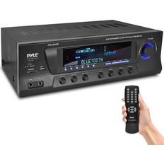 Pyle Stereo Amplifier Receiver with AM FM Tuner Bluetooth and Sub Control