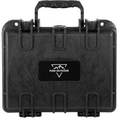 Monoprice Weatherproof Hard Case 10in x 8in x 4in With Customizable Foam, IP67, Shockproof, Customizable Name Plate