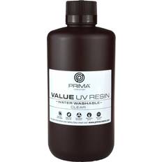 Transparent Filamenter PrimaCreator Value UV/DLP vandvaskbar resin 1000 ml, transparent