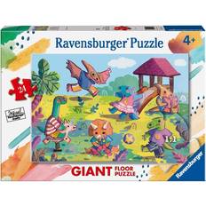 Puzzles de sol Ravensburger Puzzle Puzzle Giant La récréation des dinosaures