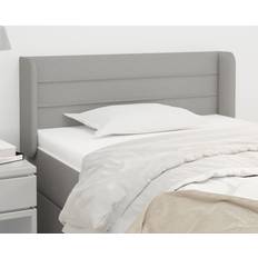 vidaXL kanter 103x16x78/88 stof Sengegavl