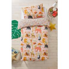 Endangered Kids Safari Animal Duvet Cover Set Double